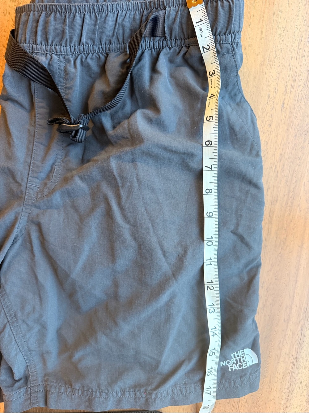 The North Face Charcoal Gray Elastic-Waist Shorts, bundle of TWO size XL - Picture 3 of 9